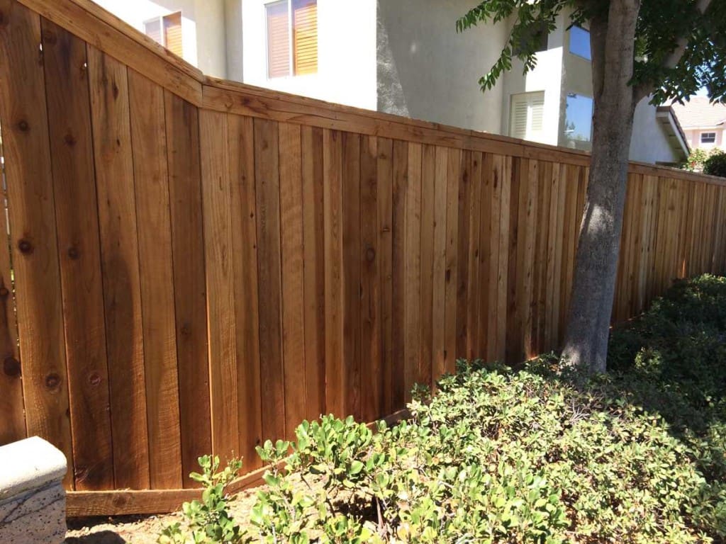 Wood fence Corona Ca