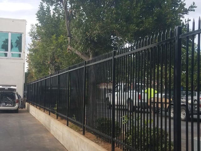 Commercial Wrought Iron fence 