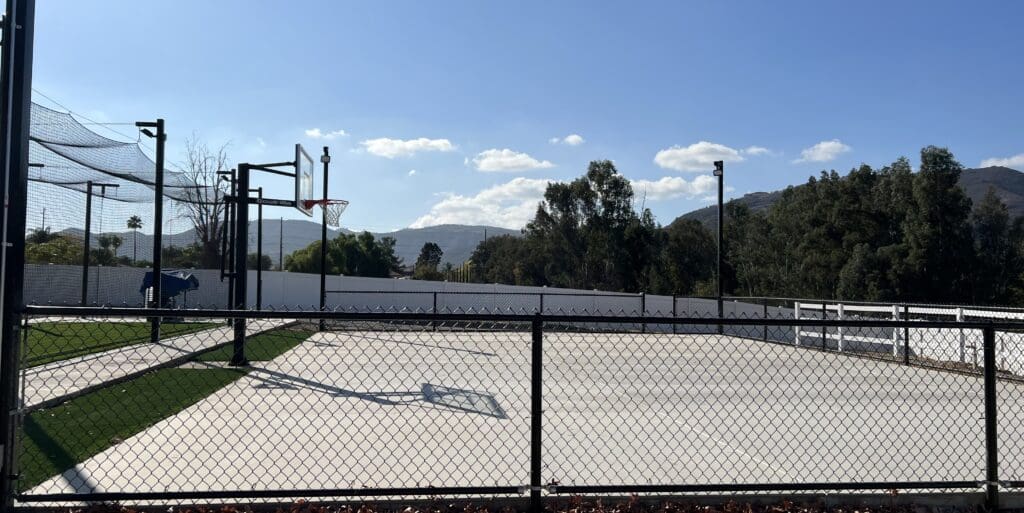 Sports court fence Temecula Ca